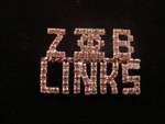 LINKS / ZPB Clear Swarovski Crystal Lapel Pin
