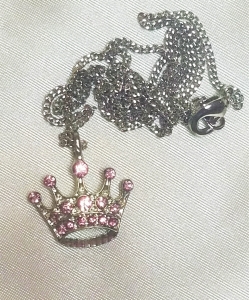 Pink Crystal Princess Necklace 
