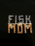 FISK MOM  Crystal Lapel Pin-MEDIUM- Out of Stock
