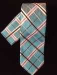 Blue Stripe Patterned Tie