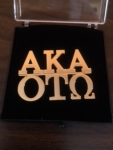  AKA- Omicron Tau Omega Custom Jumbo Chapter pin