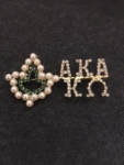  AKA 20 Pearls Ivy Leaf  KAPPA OMEGA Chapter Pin