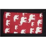  Red and White Elephant Accessory bag