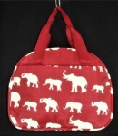 Red and White Elephant INSULATED LUNCH BOX-Great Buy!