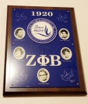 Zeta Phi Beta Founder's wooden plaque-2 left!