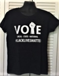 Black and White VOTE- T-Shirt (Small to X-large)