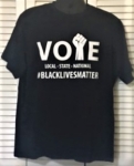 Black and White VOTE- T-Shirt (2X-large- 4X-large)