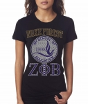 WAKE FOREST UNIVERSITY/ZPB- MY SCHOOL OF HIGHER ED.-BLACK  Bling T-Shirt (Sizes Small - X-large)