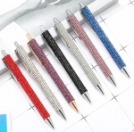  Full length Bling Crystal Encrusted Ink Pen -Assorted colors