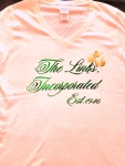  THE LINKS WHITE ROSE Bling T-Shirt (Sizes 2X-4X large) 