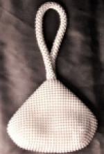 WHITE  WRISTLET HANDBAG-4 LEFT!