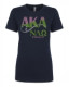  NU LAMBDA OMEGA Chapter Bling T-Shirt (Sizes 2-3x...