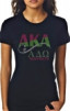 ALPHA DELTA OMEGA BLACK Chapter Bling T-Shirt (Siz...